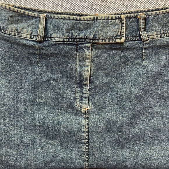 Y2K Vintage Denim Mid Rise Maxi Skirt, with belt detailing, Circa 2006 - Picture 17 of 17